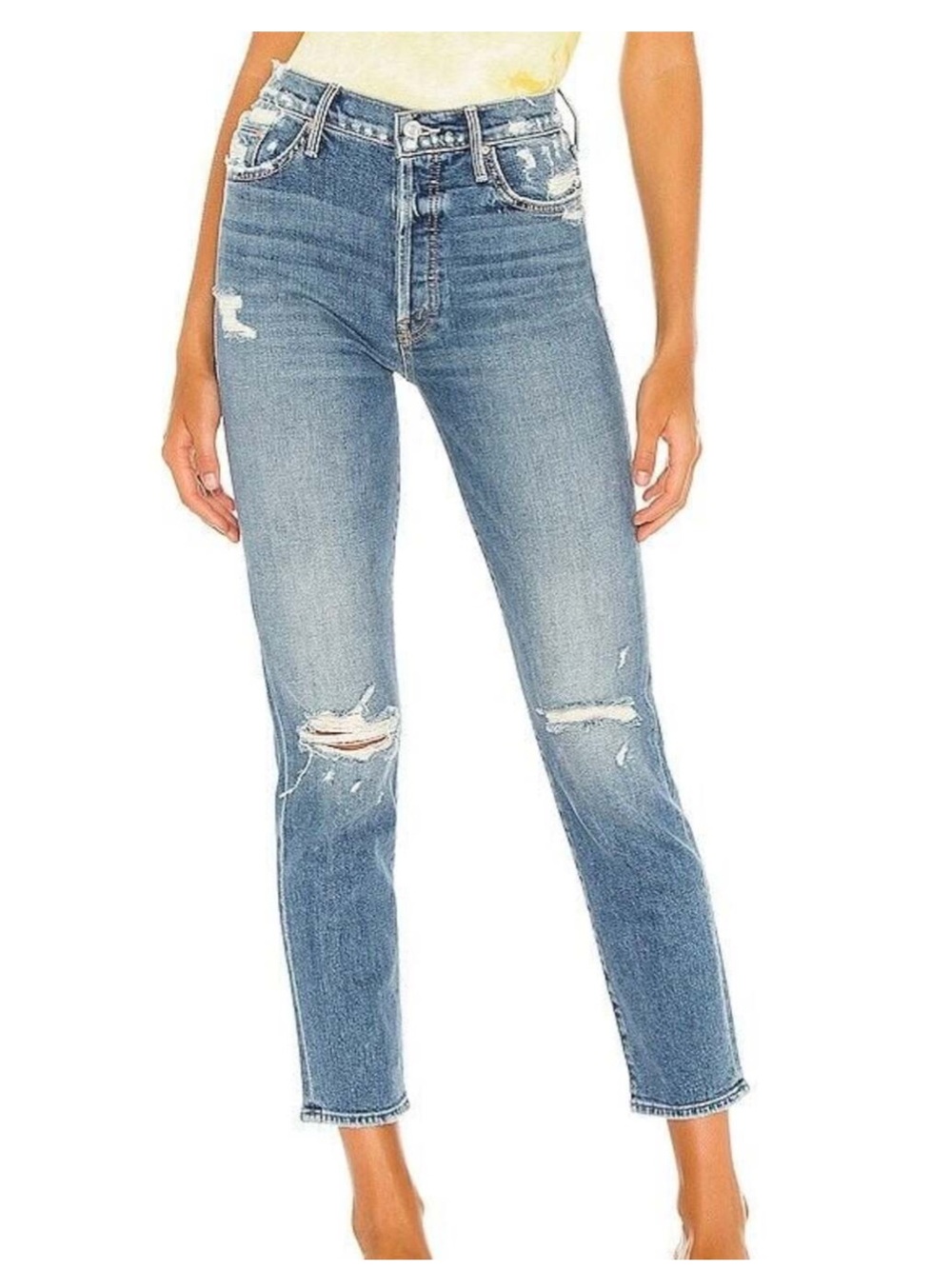 Mother Jeans The Trickster Ankle On Holy Ground Size 24